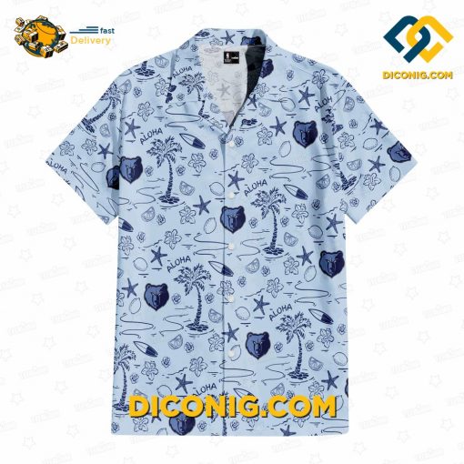NBA Memphis Grizzlies Hawaiian Shirt Custom Tropical Breeze