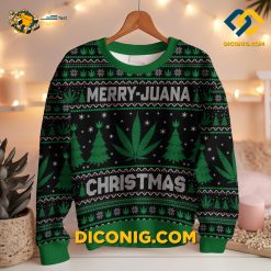 Merry Marijuana Christmas Ugly Sweater