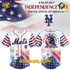 MLB New York Mets Independence Day Baseball Jersey