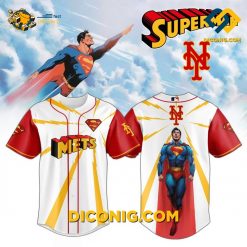 MLB New York Mets Superman Legacy Edition Baseball Jersey