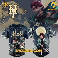 New York Mets Tanjiro Spirit Baseball Jersey