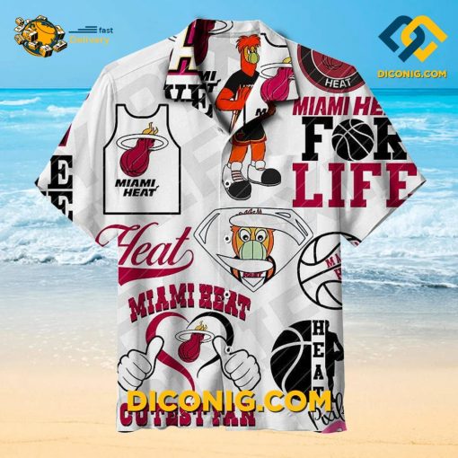 NBA Miami Heat Hawaiian Shirt Custom Fan Spirit