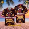NBA Miami Heat Hawaiian Shirt Custom Golden Hibiscus