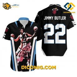 NBA Miami Heat Hawaiian Shirt Custom Jimmy Butler 22 Signed