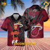 NBA Miami Heat Hawaiian Shirt Custom Mascot Tropics