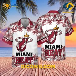 NBA Miami Heat Hawaiian Shirt Custom Palms Paradise