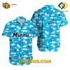 MLB Miami Marlins Hawaiian Shirt Custom Logo Beach Vibes