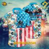 MLB Miami Marlins Hawaiian Shirt Custom Stars & Stripes Tropical