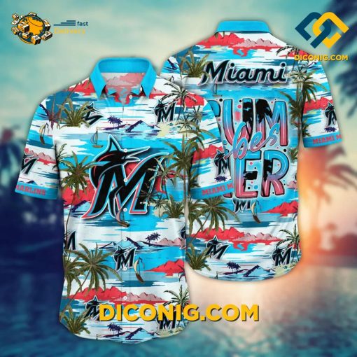 MLB Miami Marlins Hawaiian Shirt Custom Summer Vibes