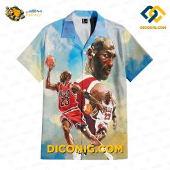 NBA Michael Jordan Chicago Bulls Hawaiian Shirt Custom Airborne Legend