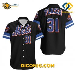 MLB Mike Piazza New York Mets Hawaiian Shirt Custom Legends