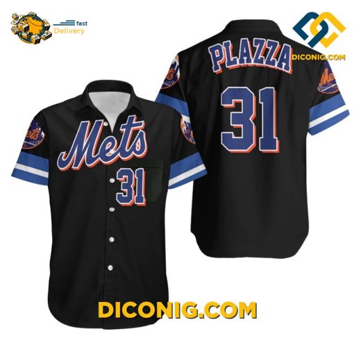 MLB Mike Piazza New York Mets Hawaiian Shirt Custom Legends
