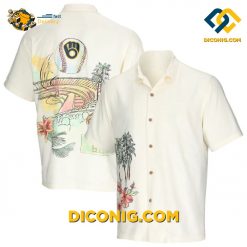milwaukee brewers hawaiian shirt ballpark paradise