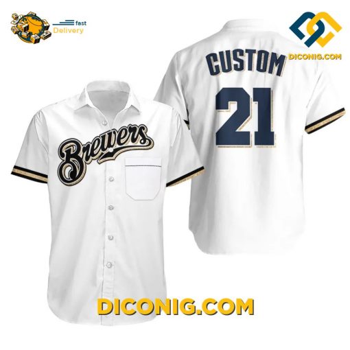 MLB Milwaukee Brewers Hawaiian Shirt Custom Classic
