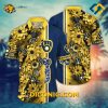 MLB Milwaukee Brewers Hawaiian Shirt Custom Golden Blossom