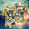 MLB Milwaukee Brewers Hawaiian Shirt Custom Island Bloom