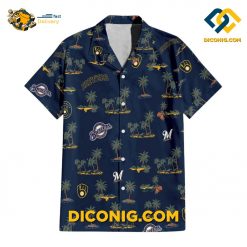 MLB Milwaukee Brewers Hawaiian Shirt Custom Island Paradise