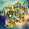 MLB Milwaukee Brewers Hawaiian Shirt Custom Paradise Parrot