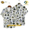 MLB Milwaukee Brewers Hawaiian Shirt Custom Pinstripe Icons