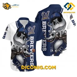 MLB Milwaukee Brewers Hawaiian Shirt Custom Skeleton Cool Vibe