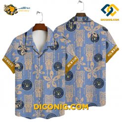 MLB Milwaukee Brewers Hawaiian Shirt Custom Tiki Floral