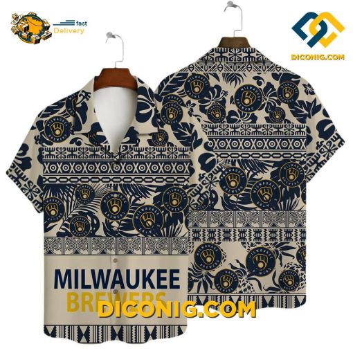 MLB Milwaukee Brewers Hawaiian Shirt Custom Tribal Spirit