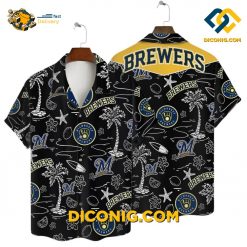 MLB Milwaukee Brewers Hawaiian Shirt Custom Tropical Nights