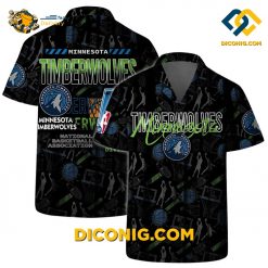 NBA Minnesota Timberwolves Hawaiian Shirt Custom Court Passion