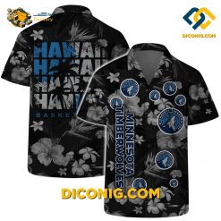 NBA Minnesota Timberwolves Hawaiian Shirt Custom Floral