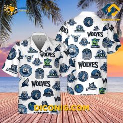 NBA Minnesota Timberwolves Hawaiian Shirt Custom Iconic Logo