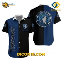 NBA Minnesota Timberwolves Hawaiian Shirt Custom Split Design
