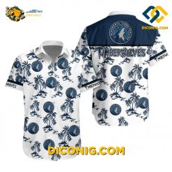 NBA Minnesota Timberwolves Hawaiian Shirt Custom Tropical Vibes