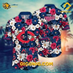 MLB Minnesota Twins Hawaiian Shirt Custom Bloom Spirit
