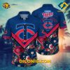 MLB Minnesota Twins Hawaiian Shirt Custom Chevron Blossom