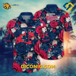 MLB Minnesota Twins Hawaiian Shirt Custom Floral Passion