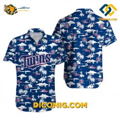MLB Minnesota Twins Hawaiian Shirt Custom Island Blue