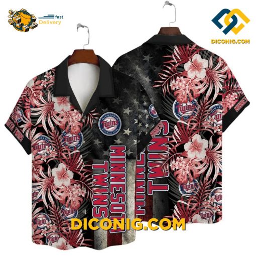 MLB Minnesota Twins Hawaiian Shirt Custom Sunset Vibes