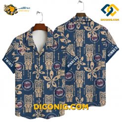 MLB Minnesota Twins Hawaiian Shirt Custom Tiki Tropic
