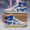 MLB Shoes Los Angeles Dodgers Custom Shoes Nike Air Jordan 1