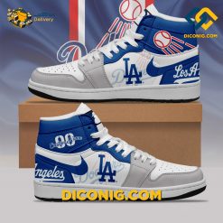 MLB Shoes Los Angeles Dodgers Custom Shoes Nike Air Jordan 1