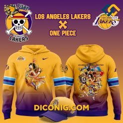 Monkey D. Luffy One Piece Are Joining The Lakers NBA Hoodie Set Custom