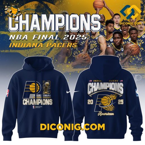 NBA Indiana Pacers Hoodie Set Custom 2025 Final Winners