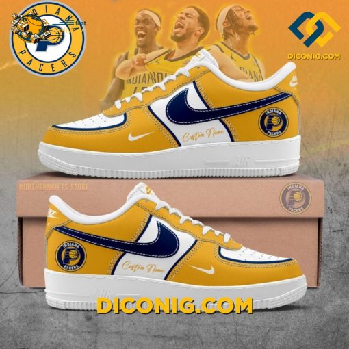 NBA Indiana Pacers Nike Air Force 1 Shoes Edition Limited
