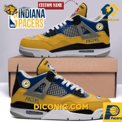 NBA Indiana Pacers Nike Air Jordan 4 Shoes