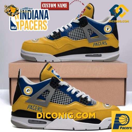 NBA Indiana Pacers Nike Air Jordan 4 Shoes