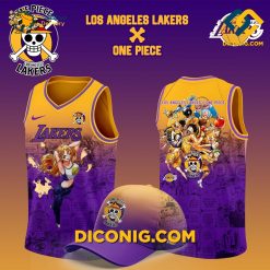 NBA Los Angeles Lakers Basketball Jersey Custom Nami One Piece
