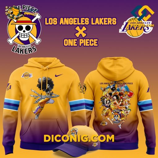 NBA Los Angeles Lakers Brook One Piece Hoodie Set Custom
