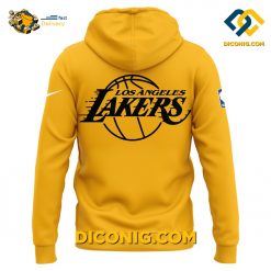 nba los angeles lakers excellence hoodie set custom