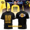 NBA Los Angeles Lakers History Month Custom T-Shirt Jogger Cap