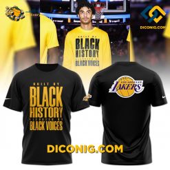 nba los angeles lakers history month hoodie set custom